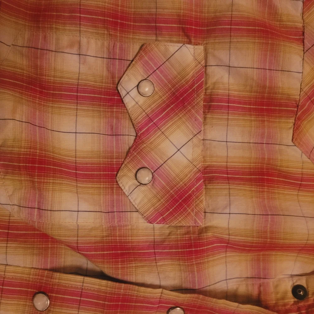 Large Cow boy button up shirt. - Picture 5 of 7